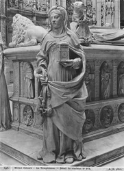 Nantes, Cathédrale Saint-Pierre et Saint-Paul, Tombeau de François II, Duc de Bretagne et Marguerite de Foix, détail de la Tempérance, 1502-07
